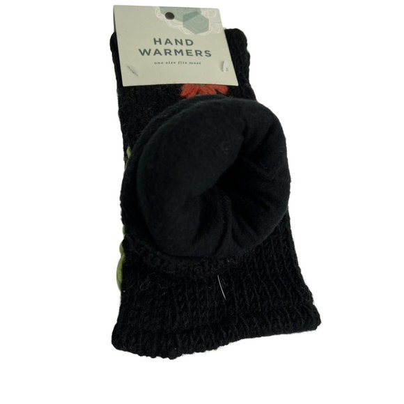 COPY - Earthbound Trading Hand Warmers Fingerless Gloves Knit In Nepal Wool Lin… - Picture 8 of 12